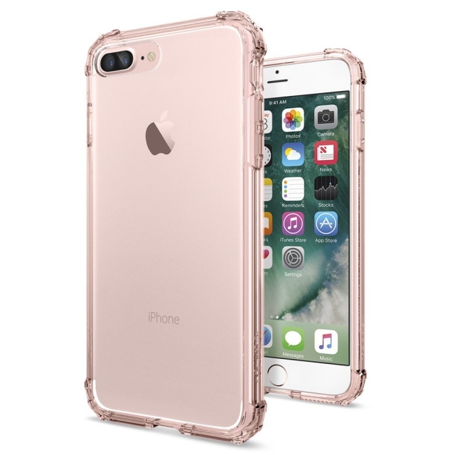 Защитный чехол SPIGEN для iPhone 7 Plus / 8 Plus - Crystal Shell - Розовый - 043CS20501