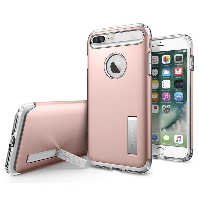 Защитный чехол SPIGEN для iPhone 7 Plus / 8 Plus - Slim Armor - Розовое Золото - 043CS20311