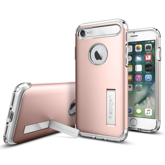 Защитный чехол SPIGEN для iPhone SE (2022/2020)/8/7 - Slim Armor - Розовое Золото - 042CS20303