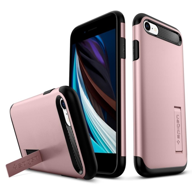 Защитный чехол SPIGEN для iPhone SE (2022/2020)/8/7 - Slim Armor - Розовый - ACS00888