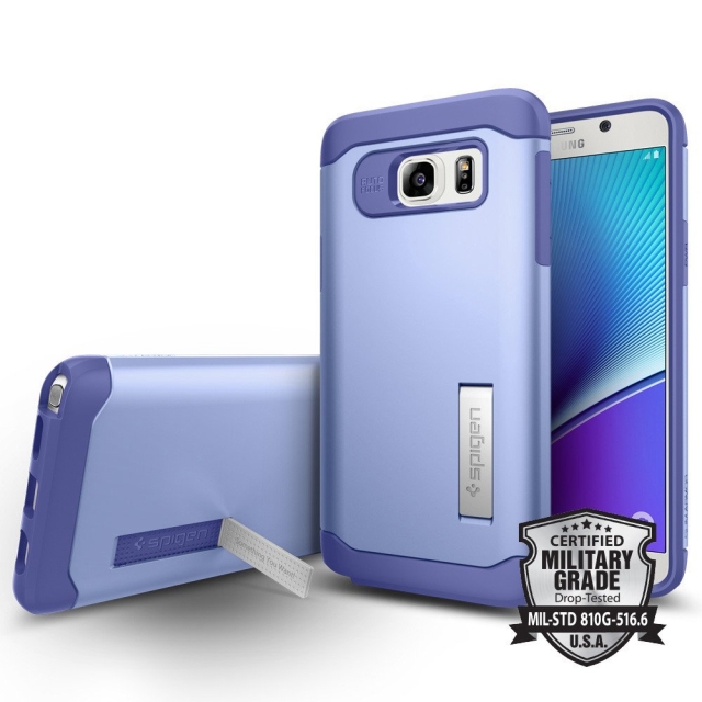 Защитный чехол SPIGEN для Galaxy Note 5 - Slim Armor - Фиолетовый - SGP11688