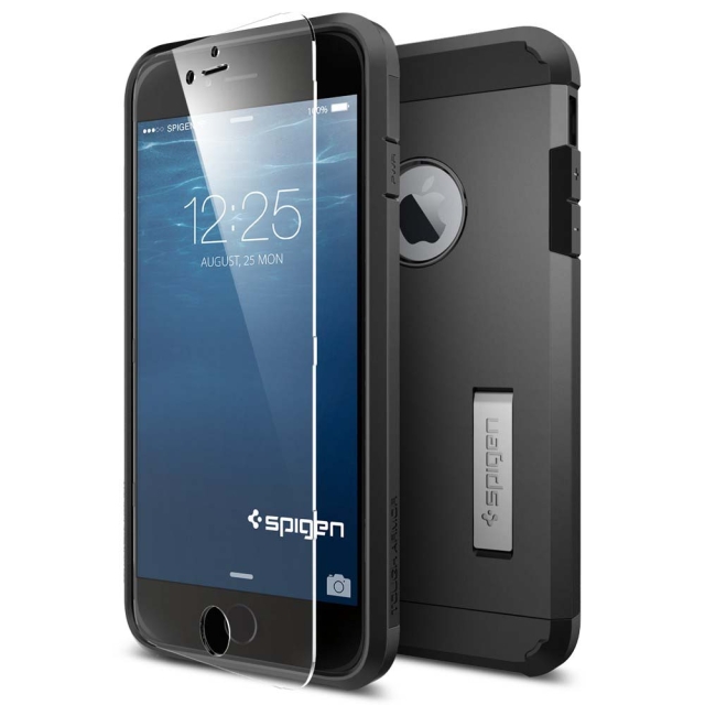 Защитный чехол SPIGEN для iPhone 6s Plus / 6 Plus - Tough Armor FX - Черный - SGP11279