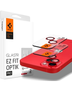 Защитное стекло для камеры SPIGEN для iPhone 14 Plus / 14 - GLAS.tR EZ Fit Optik Pro - Красный - 2 шт - AGL05605