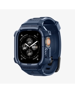 Чехол с ремешком SPIGEN для Apple Watch Ultra (49 mm) - Rugged Armor Pro - Синий - ACS07389