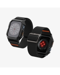 Чехол с ремешком SPIGEN для Apple Watch (45/44 mm) - Lite Fit Pro - Черный - ACS07103