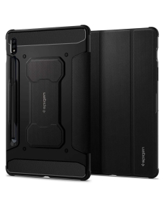 Чехол SPIGEN для Galaxy Tab S8 / Tab S7 - Rugged Armor Pro - Черный - ACS01604