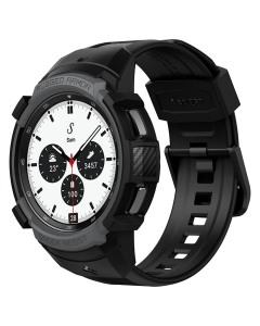 Чехол с ремешком SPIGEN для Galaxy Watch 4 Classic (42 mm) - Rugged Armor Pro - Серый - ACS03653
