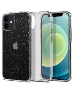 Чехол SPIGEN для iPhone 12 Mini - Liquid Crystal Glitter - Прозрачный кварц - ACS01741