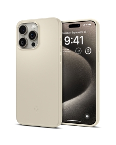 Чехол SPIGEN для iPhone 15 Pro Max - Thin Fit - Бежевый - ACS06551