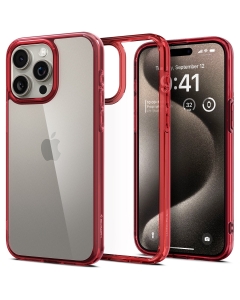 Чехол SPIGEN для iPhone 15 Pro Max - Ultra Hybrid - Красный - ACS07054