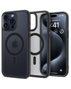 Чехол SPIGEN для iPhone 15 Pro Max - Ultra Hybrid (MagFit) - Черный - ACS06581