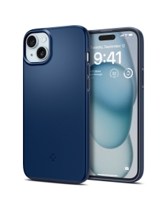 Чехол SPIGEN для iPhone 15 - Thin Fit - Синий - ACS06777