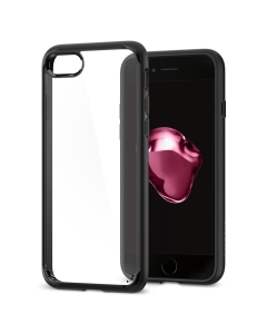 Гибридный чехол SPIGEN для iPhone SE (2022/2020)/8/7 - Ultra Hybrid 2 - Черный - 042CS20926