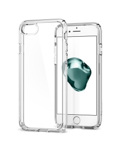 Гибридный чехол SPIGEN для iPhone SE (2022/2020)/8/7 - Ultra Hybrid 2 - Прозрачный - 042CS20927