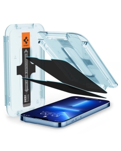 Защитное стекло SPIGEN для iPhone 13 Pro Max - EZ FIT GLAS.tR Privacy - Затемнённое - 2 шт - AGL03378