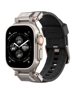 Ремешок SPIGEN для Apple Watch (49/45/44/42 mm) - Dura Pro Armor Band - Черный - AMP06065