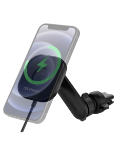 Автомобильный держатель SPIGEN для iPhone серии 12 / 13 - OneTap Pro Wireless Magnetic - Charger Air Vent (MagFit) - ITS12W - ACP02615