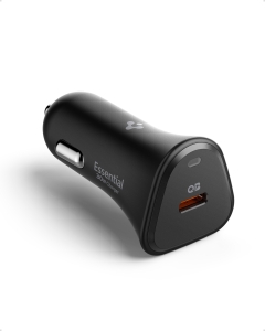 Автомобильное зарядное устройство SPIGEN для смартфона - Essential 30W Car Charger EV301 - Черный - ACP08699