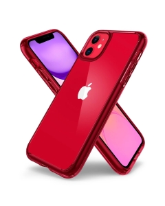 Чехол SPIGEN для iPhone 11 - Ultra Hybrid - Красный - ACS00405