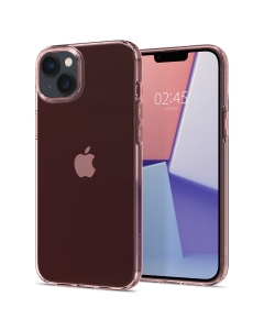 Чехол SPIGEN для iPhone 14 - Crystal Flex - Прозрачный/Розовый - ACS04679