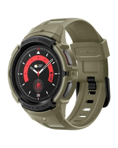 Чехол с ремешком SPIGEN для Galaxy Watch 5 Pro (45 mm) - Rugged Armor Pro - Зеленый - ACS05913