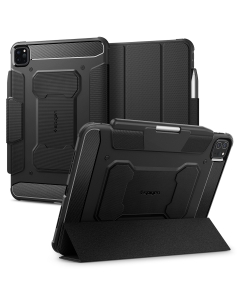 Чехол-подставка SPIGEN для iPad Pro 11 (2024) - Rugged Armor Pro - Черный - ACS07017