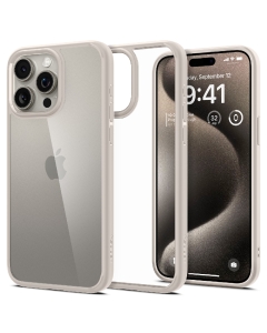 Чехол SPIGEN для iPhone 15 Pro - Ultra Hybrid - Серый - ACS07214