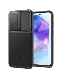 Чехол SPIGEN для Galaxy A55 - Optik Armor - Черный - ACS07535