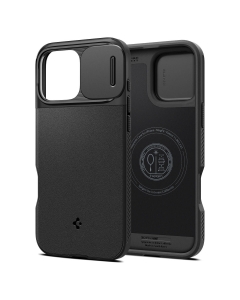 Чехол SPIGEN для iPhone 16 Pro Max - Optik Armor MagSafe - Черный - ACS08015