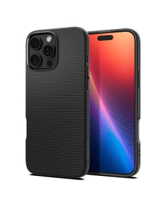 Чехол SPIGEN для iPhone 16 Pro - Liquid Air - Черный Матовый - ACS08117