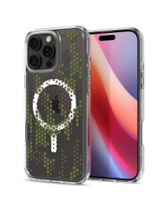 Чехол SPIGEN для iPhone 16 Pro - Ultra Hybrid MagSafe - Прозрачный Камуфляж - ACS08140