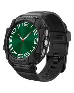 Чехол с ремешком SPIGEN для Galaxy Watch Ultra - Rugged Armor Pro - Черный Матовый - ACS08427