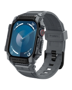 Чехол с ремешком SPIGEN для Apple Watch 10 (46 mm) - Rugged Armor Pro - Темно-серый - ACS08605