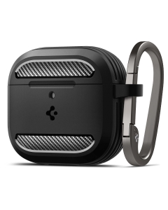Чехол SPIGEN для AirPods 4 - Rugged Armor - Черный Матовый - ACS08642