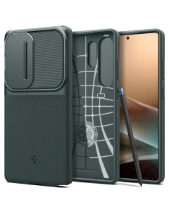 Чехол SPIGEN для Galaxy S25 Ultra - Optik Armor - Зеленый - ACS08970