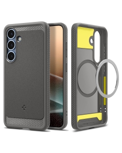 Чехол SPIGEN для Galaxy S25 - Rugged Armor MagSafe - Серый - ACS08999