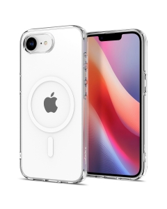 Чехол SPIGEN для iPhone 16e - Crystal Flex MagSafe - Прозрачный белый - ACS09127