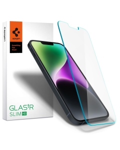 Защитное стекло SPIGEN для iPhone 14 / 13 Pro / 13 - GLAS.tR Slim HD - Прозрачный - 1 шт - AGL03391