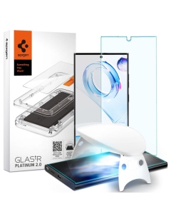 Защитное стекло SPIGEN для Galaxy S23 Ultra - GLAS.tR Platinum 2.0 - 1 шт - Прозрачный - AGL05944