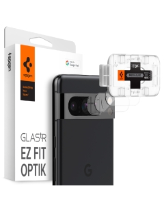 Защитное стекло для камеры SPIGEN для Google Pixel 8 Pro - Glass tR EZ Fit Optik - Прозрачный - 2 шт - AGL07394
