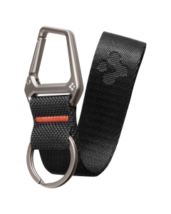 Брелок-карабин с открывалкой SPIGEN - Carabiner With KeyRing - Черный - 2 шт - AHP08270