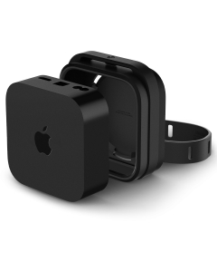 Крепление SPIGEN для Apple TV 4K 3th Gen (2022) - Silicone Fit Mount - Черный - AMP05858