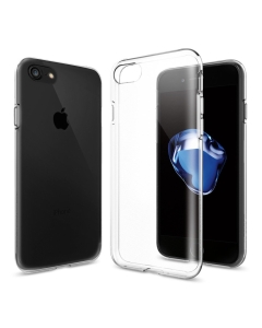 Чехол-капсула SPIGEN для iPhone SE (2022/2020)/8/7 - Liquid Crystal - Кристально-прозрачный - 042CS20435
