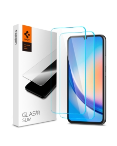 Защитное стекло SPIGEN для Galaxy A34 5G - GLAS.tR Slim - Прозрачный - 2 шт - AGL05967