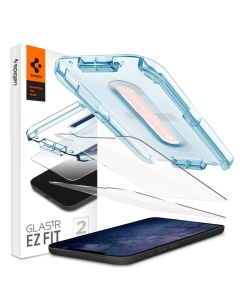 Защитное стекло SPIGEN для iPhone 12 Mini - EZ FIT GLAS.tR SLIM - Прозрачный - 2 шт - AGL01811
