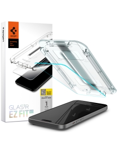 Защитное стекло SPIGEN для iPhone 15 - Glass tR EZ Fit HD - Прозрачный - 1 шт - AGL06907