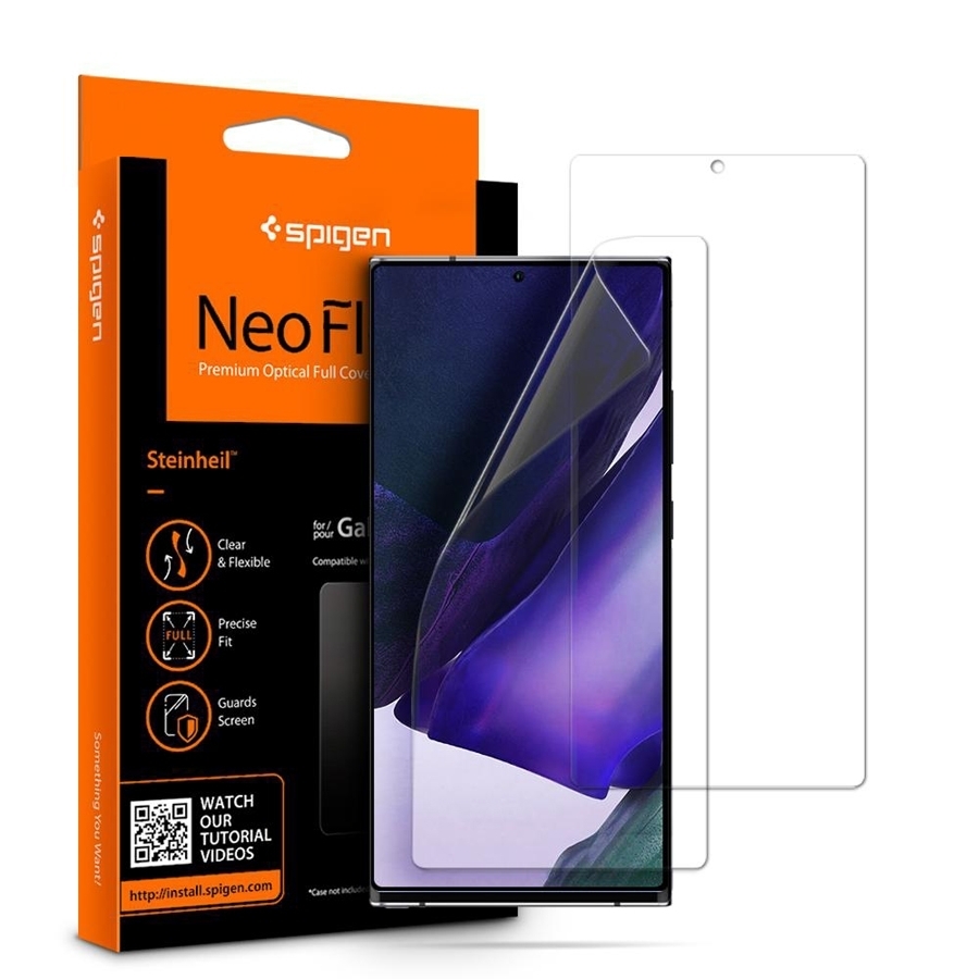 Защитная пленка SPIGEN для Galaxy Note 20 Ultra - Neo Flex - Прозрачный - 2  шт - AFL01445. Заходите!