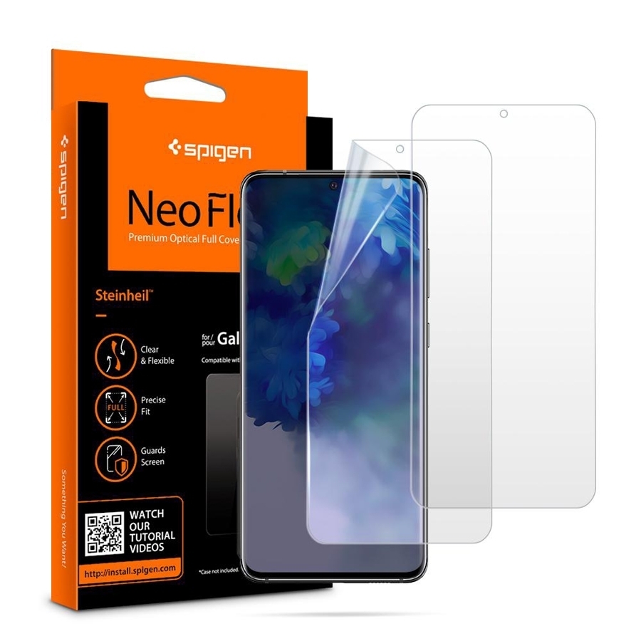 Защитная пленка SPIGEN для Galaxy S20 Plus - Neo Flex HD - Прозрачный - 2  шт - AFL00644. Заходите!