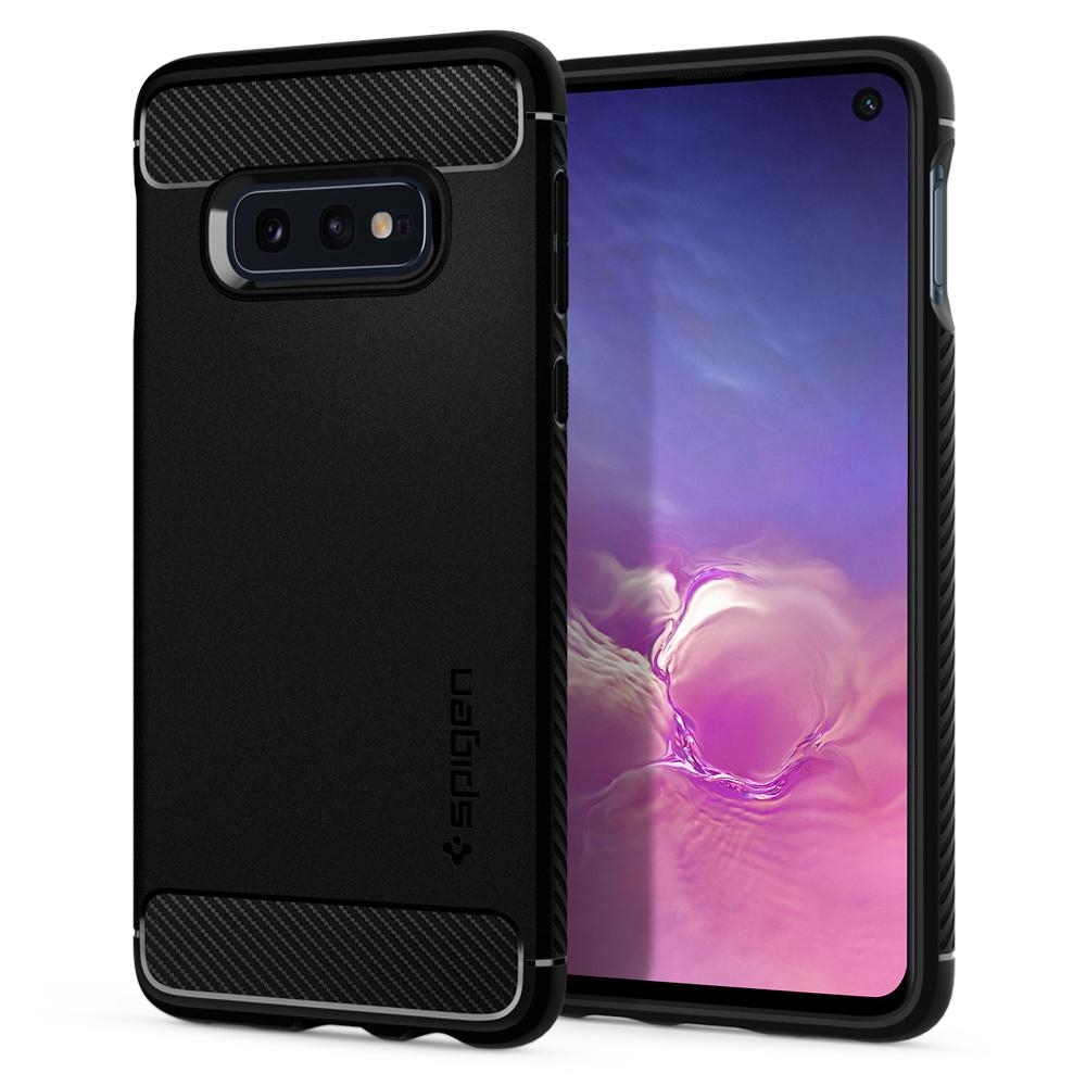 Прочный чехол SPIGEN для Galaxy S10e - Rugged Armor - Черный - 609CS25837.  Заходите!