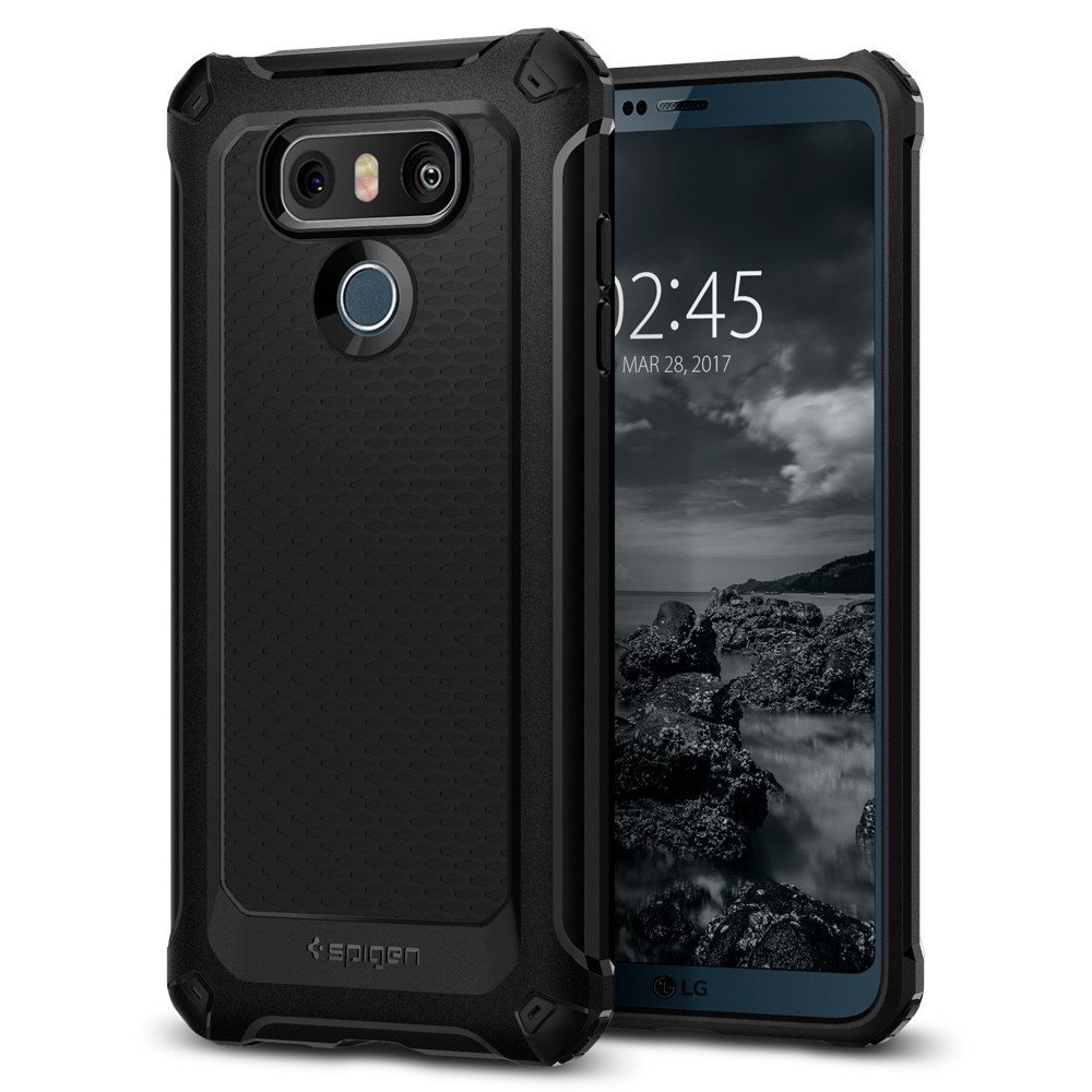 Прочный чехол SPIGEN для LG G6 - Rugged Armor Extra - Черный - A21CS21363.  Заходите!